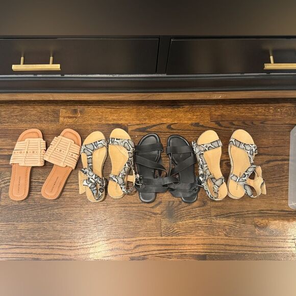 Designer & Trendy Heel/Sandal Lot – 10 Pairs Jessica Simpson, TOMS & More - Picture 4 of 10